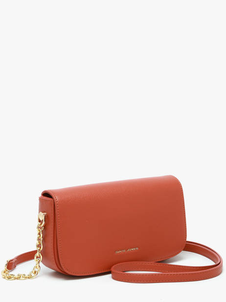 Crossbody Bag Saffiano David jones Orange saffiano CM8419 other view 1