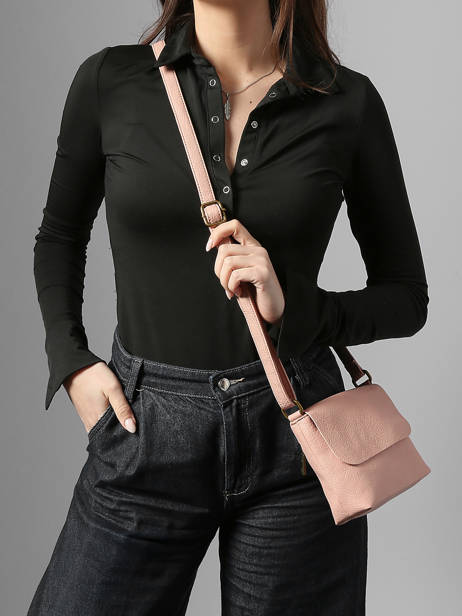 Sac Bandoulière Soft Miniprix Rose soft MD1309 vue secondaire 1