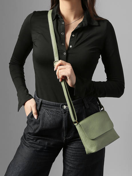 Sac Bandoulière Soft Miniprix Vert soft MD1309 vue secondaire 1