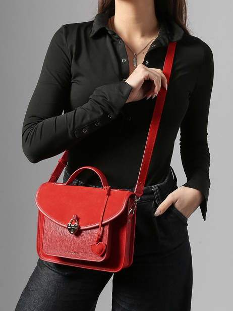 Leather Melle George Fushion Crossbody Bag Paul marius Red fusion GEORGFUS other view 1