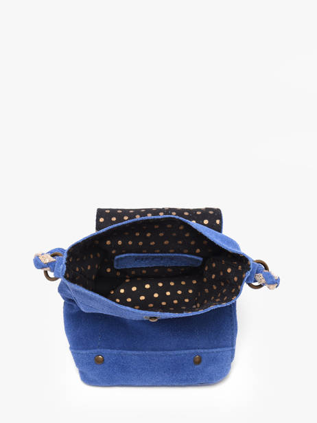 Sac Bandoulière Brianna Cuir Pieces Bleu brianna 17163616 vue secondaire 3