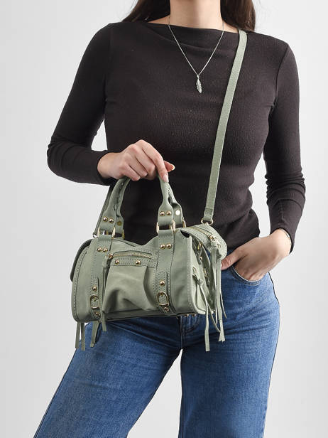 Sac Bandoulière Velvet Cuir Milano Vert velvet VE24093O vue secondaire 1