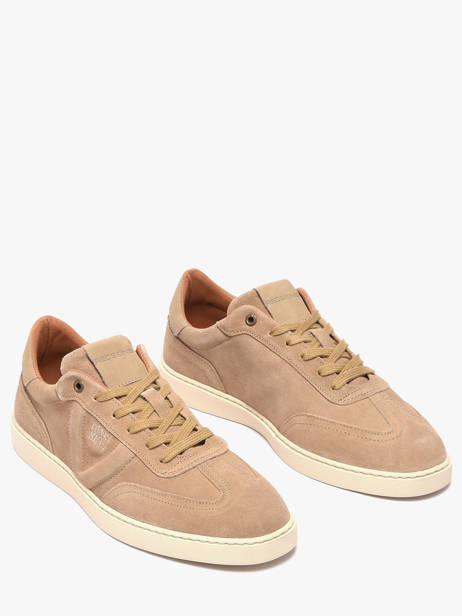Sneakers Quadra In Leather Redskins Beige men QUADRA other view 1
