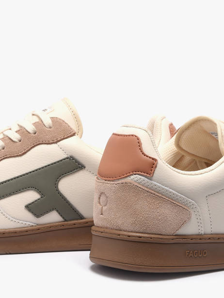 Sneakers In Leather Faguo Beige men 26CG3202 other view 2