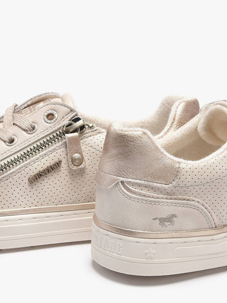 Sneakers Mustang Beige women M0032006 other view 2