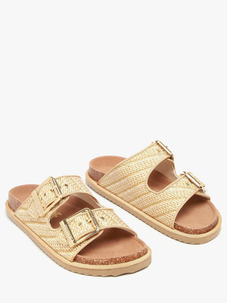 Sandals Colors of california Gold women CBIOW600 other view 1