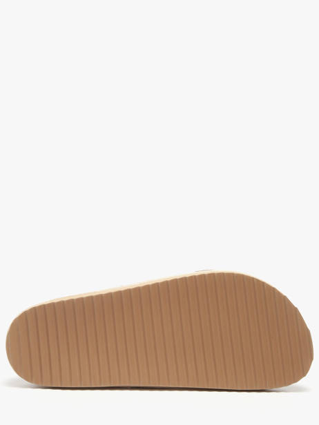 Sandals In Leather Colors of california Beige accessoires CBIOW05N other view 4