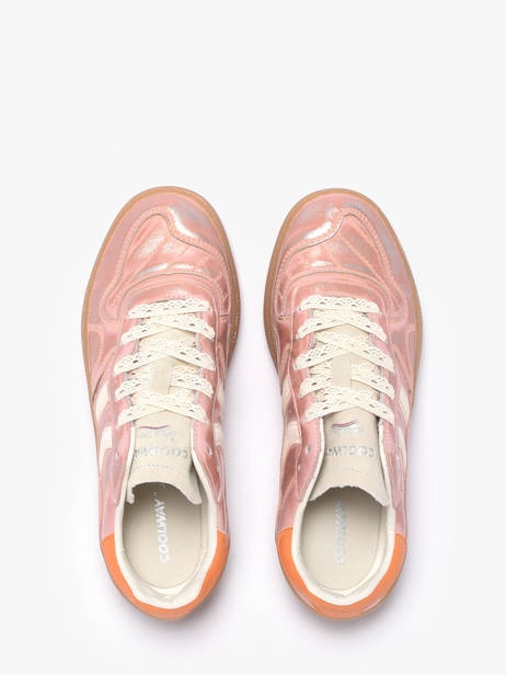 Sneakers In Leather Coolway Pink women 7633403 other view 3