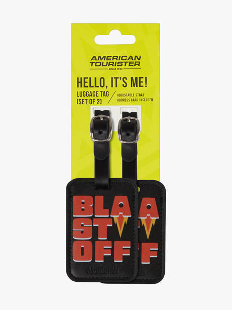 Luggage Tag American tourister Black american tourist.ta 160234 other view 3