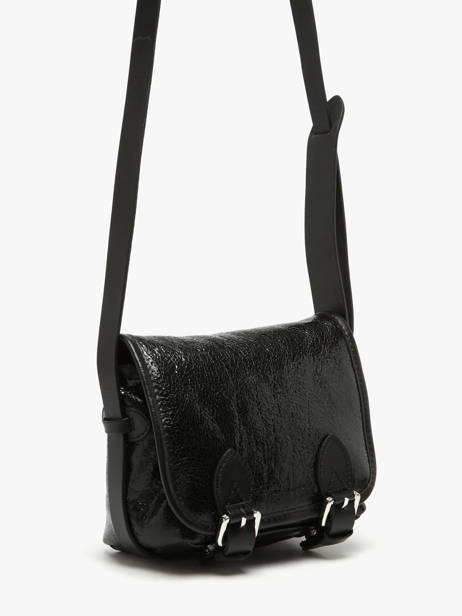 Shoulder Bag Vintage Leather Paul marius Black vintage LOULOUS other view 1