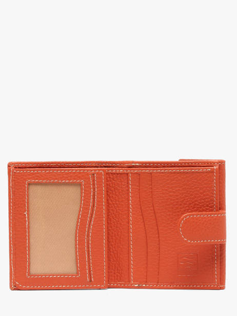 Wallet Leather Crinkles Orange caviar 14227 other view 1
