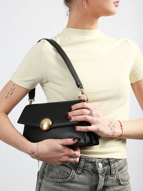 Sac Bandoulière Tennis Bliss Cuir Lacoste Noir tennis bliss NF5105IT vue secondaire 1