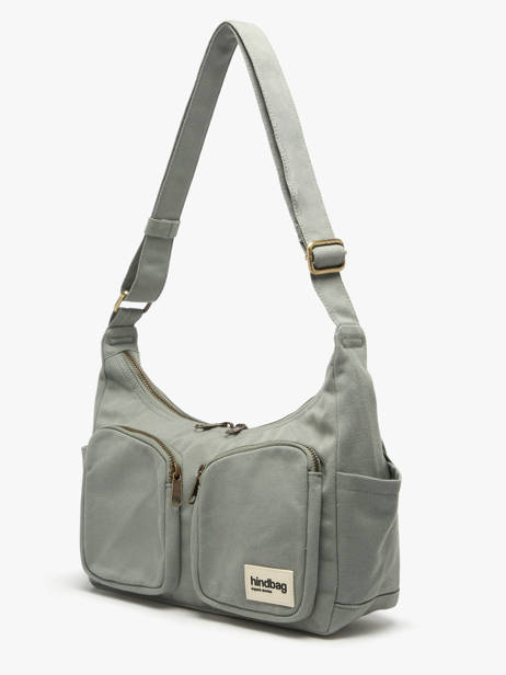 Sac Bandoulière Best Seller Coton Hindbag Bleu best seller EMILE vue secondaire 2