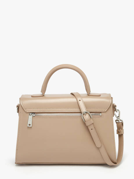 Sac Bandoulière M Suave Cuir Lancaster Beige suave even 17 vue secondaire 4