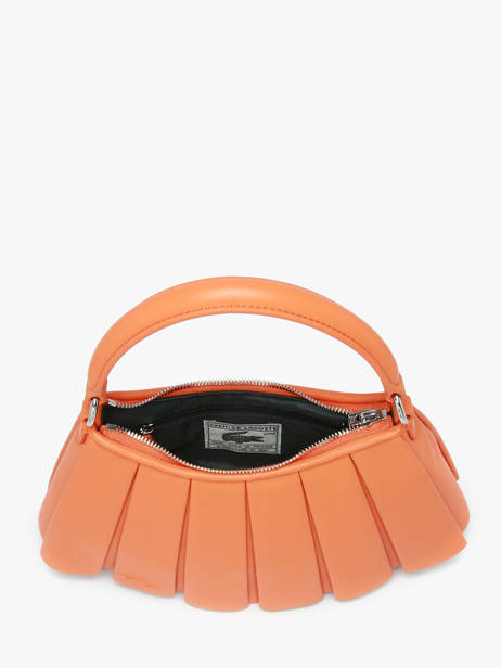 Shoulder Bag Lenglen Leather Lacoste Orange lenglen NU5011DP other view 3