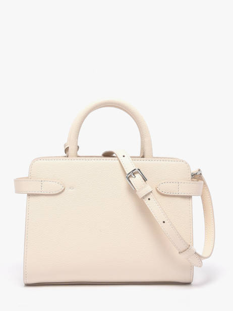 Small Leather Emilie Handbag Le tanneur White emily PB328670 other view 4