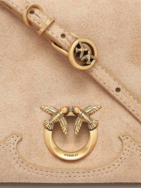 Shoulder Bag Love Bag Soft Leather Pinko Beige love bag soft 6023A39A other view 3