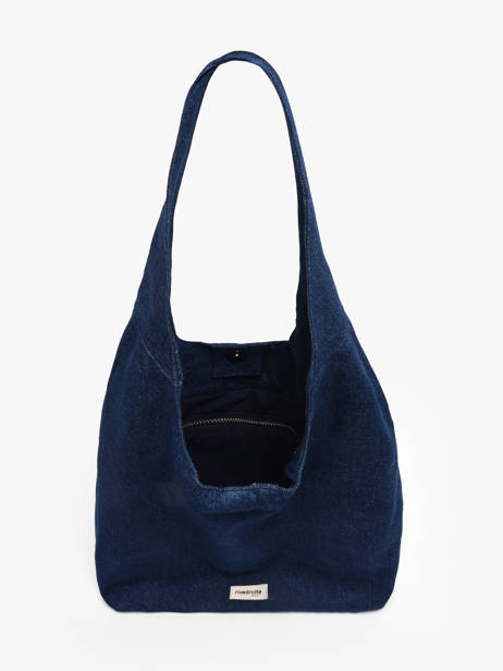 Le Sac Hobo Richelieu Coton Recyclé Rivedroite Bleu timeless RICHETIM vue secondaire 2