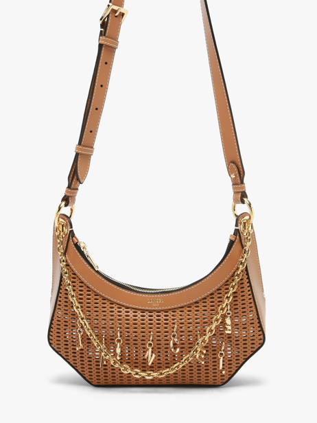 Sac Bandoulière M Croisette Charms Cuir Lancel Marron croisette A14012 vue secondaire 1