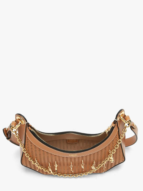 Sac Bandoulière M Croisette Charms Cuir Lancel Marron croisette A14012 vue secondaire 3