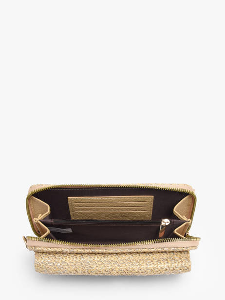 Portefeuille Et Bandoulière Miniprix Beige raphia 1460 vue secondaire 2
