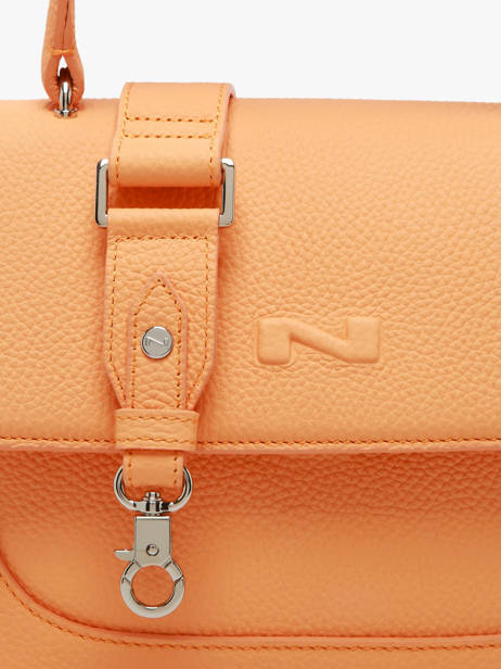 Sac Bandoulière Charlene Cuir Nathan baume Orange event 9 vue secondaire 3