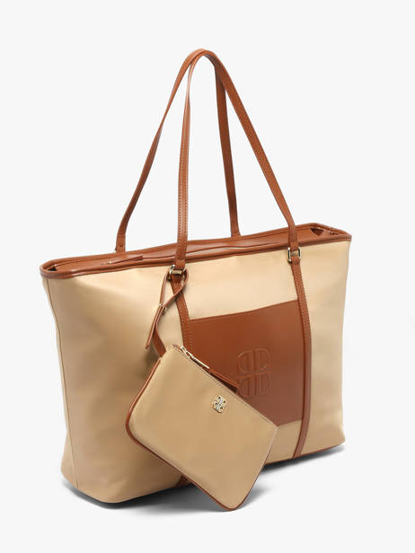 Sac Porté épaule L Fran Nylon Laurent david Beige ld bags 887 vue secondaire 1