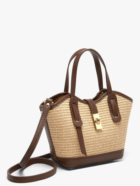 Satchel Capri Milano Brown capri CP25114 other view 2