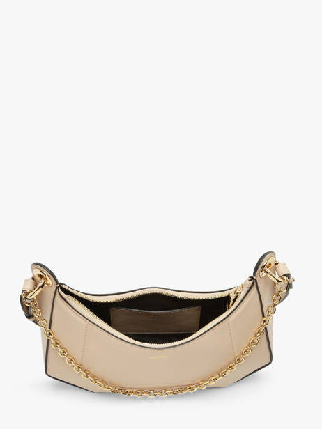 Sac Bandoulière Croisette Cuir Lancel Beige croisette A13987 vue secondaire 4