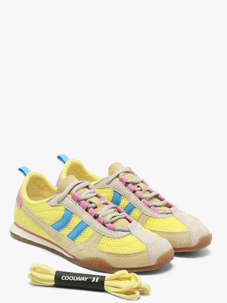 Sneakers En Cuir Coolway Jaune women 7693398 vue secondaire 1