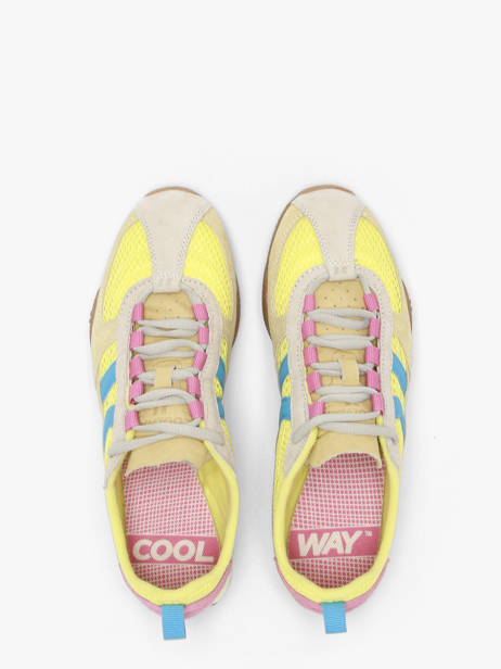 Sneakers En Cuir Coolway Jaune women 7693398 vue secondaire 3