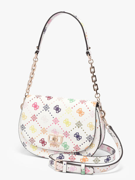Sac Bandoulière Emelie Logo Polyester Guess Blanc emelie logo GM992820 vue secondaire 1