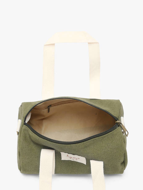 Crossbody Bag Amour Toile Cotton Miniprix Green amour toile 8084 other view 2