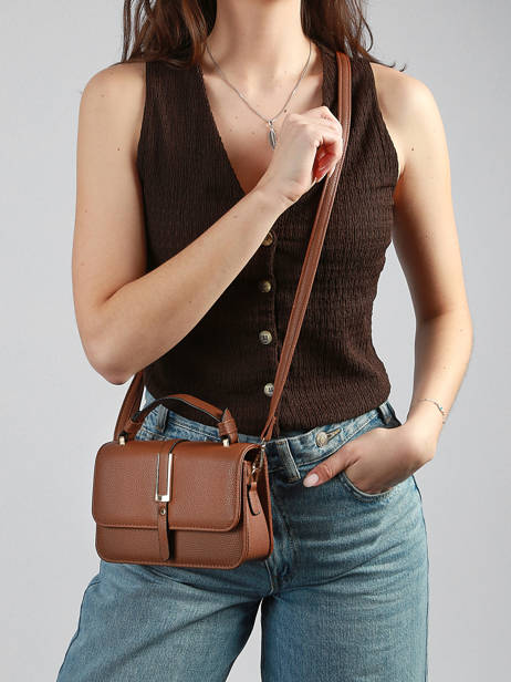 Sac Bandoulière Grained Miniprix Marron grained 1036 vue secondaire 1