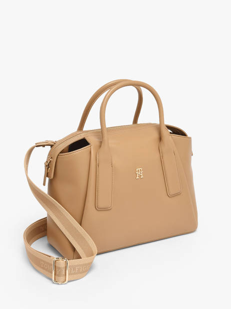Sac Porté Main Th Essential Polyester Tommy hilfiger Marron th essential AW18532 vue secondaire 1