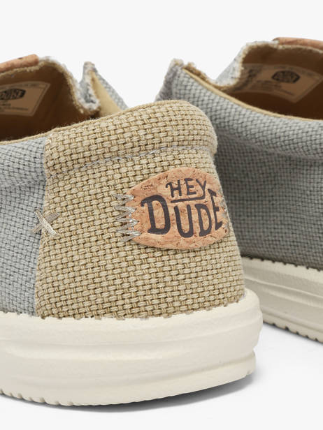 Moccasins Wally Braided Hey dude Blue men 40003 other view 3