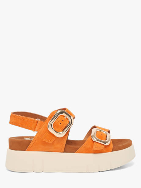 Sandals In Leather Mam'zelle Orange women CSGNQ06