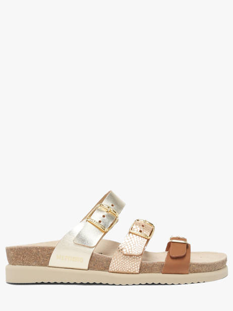 Mules En Cuir Mephisto Or women P5146954