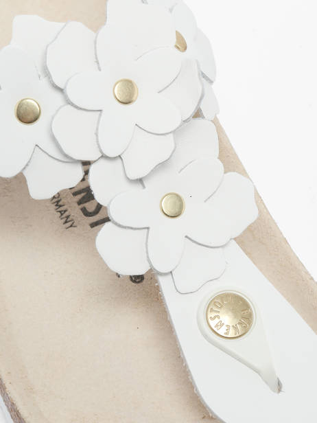 Mules En Cuir Birkenstock Blanc women 1026735 vue secondaire 2