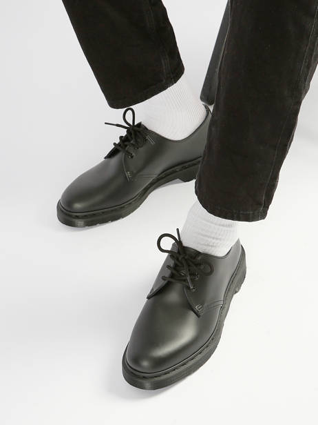 Derby Shoes 1461 Mono In Leather Dr martens Black boy 14345001 other view 1