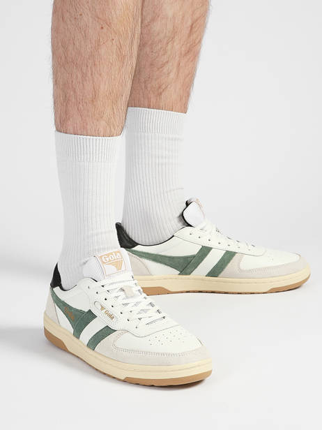 Sneakers In Leather Gola White men CMB336IN other view 1