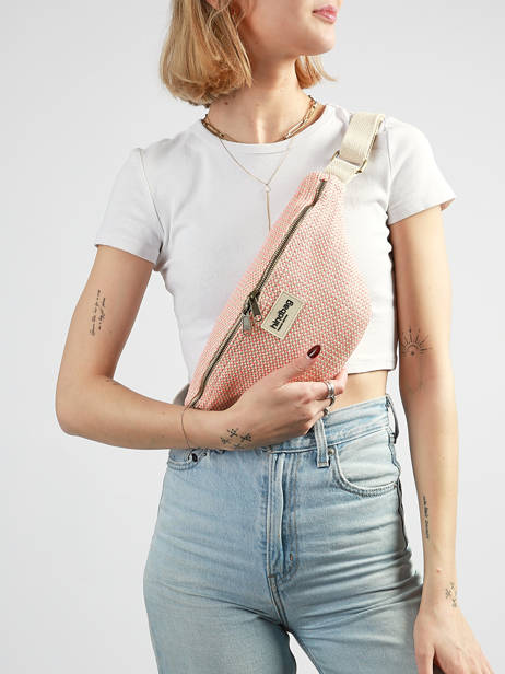 Belt Bag Hindbag Pink tressage TS other view 1