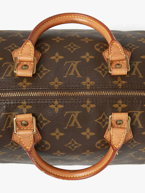 Preloved Louis Vuitton Handbag Speedy 40 Monogram Louis vuitton Brown second life 4O756WUA other view 2