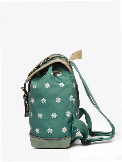 Sac à Dos 1 Compartiment Cameleon Green vintage fantasy PBVGSD25 other view 2