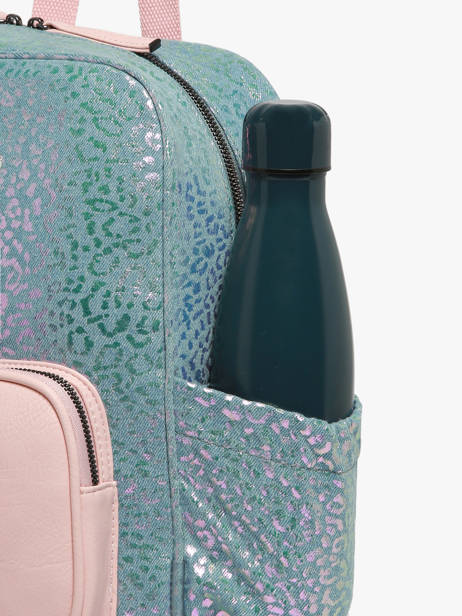 1 Compartment Backpack Cameleon Blue vintage fantasy PBVGSD33 other view 5