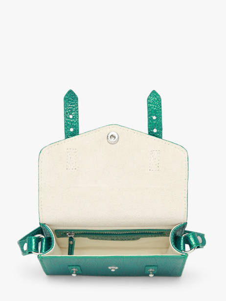 Sac Bandoulière Star Cuir Paul marius Bleu star MINISTA vue secondaire 2