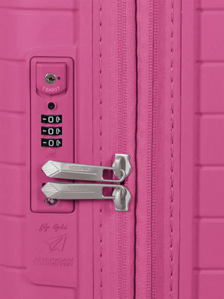 Expandable Cabin Luggage American tourister Pink fastforward 155259 other view 1
