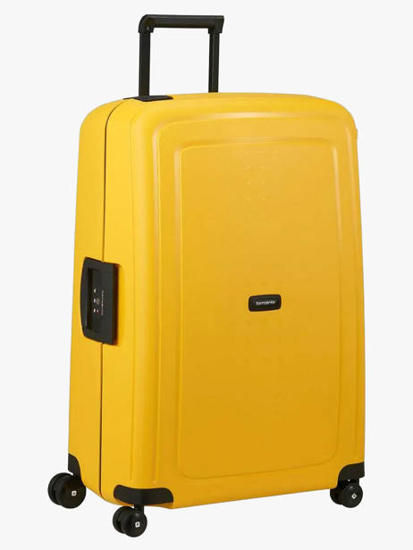 Hardside Luggage S'cure Samsonite Yellow s'cure 10U002 other view 2