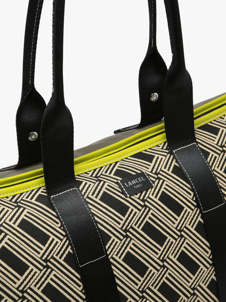 Large Tote Bag Mistral Rollable Nylon And Leather Lancel Multicolor mistral A13998 other view 2