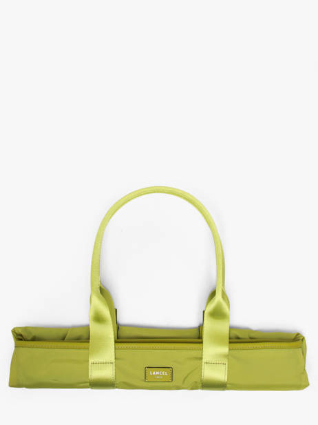 Medium Mistral Rollable Tote Bag Nylon And Leather Lancel Green mistral A13995 other view 6